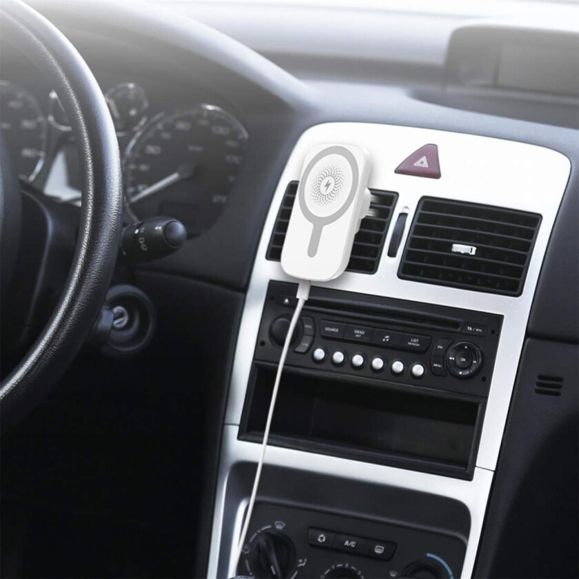 Trådløs mobillader til bilen