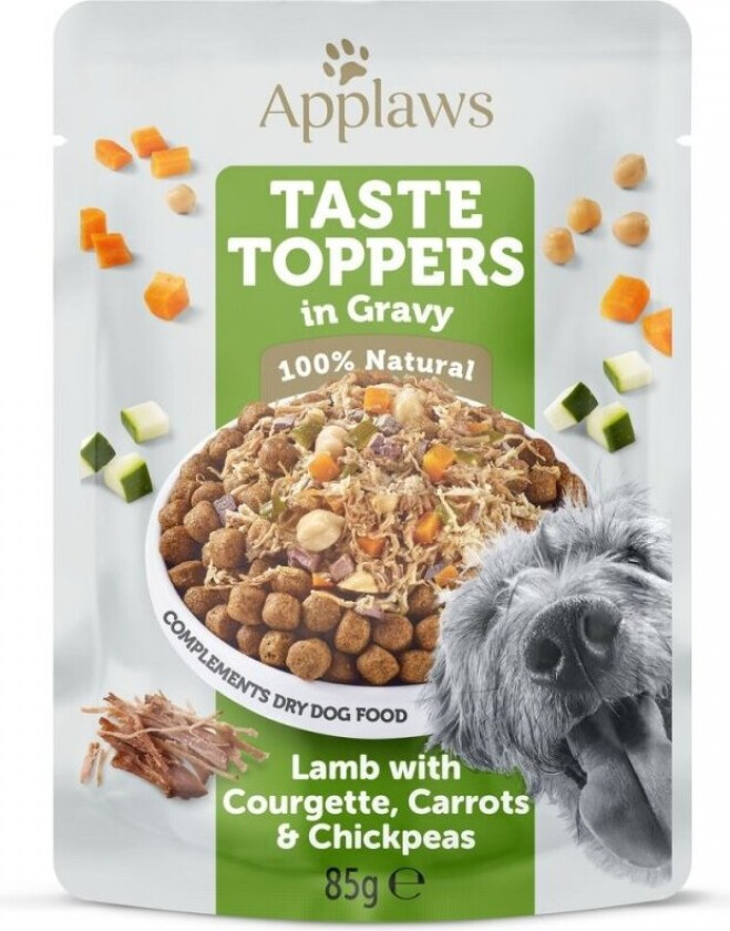 Applaws Taste Toppers Lam med Zucchini, Gulrot & Kikerter 85 g