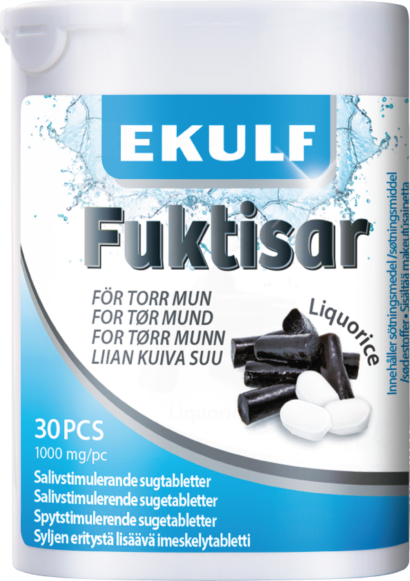 Fuktisar Liquorice, 30 stk