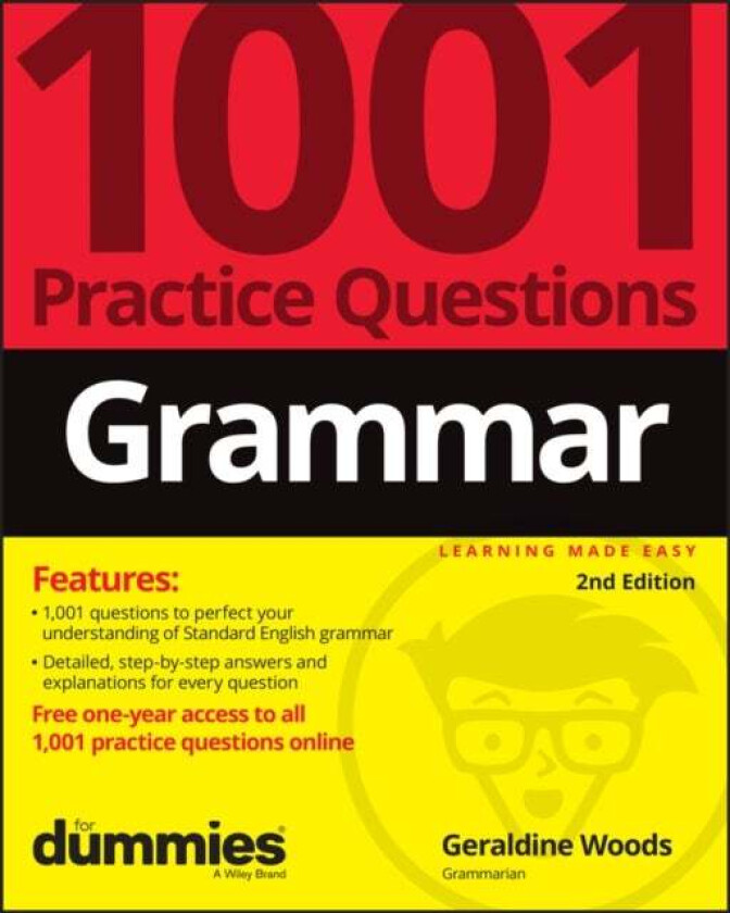 Grammar: 1001 Practice Questions For Dummies (+ Free Online Practice) av Geraldine (New York New York USA) Woods
