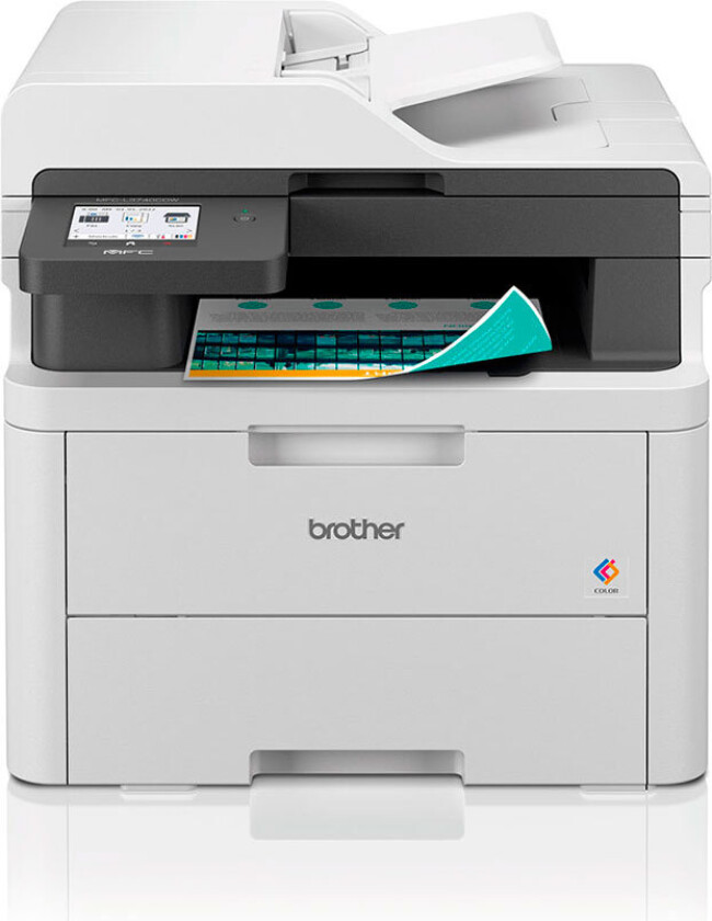 MFC-L3740CDWE - Multifunksjonsskriver - farge - LED - A4/Legal (medie) - opp til 18 spm (kopiering) - opp til 18 spm (trykking) - 250 ark - 33.6 kbps - USB 2.0, Gigabit LAN, Wi-Fi(n)