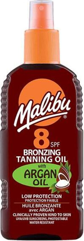 Bronzing Tanning Oil with Argan SPF8 200ml