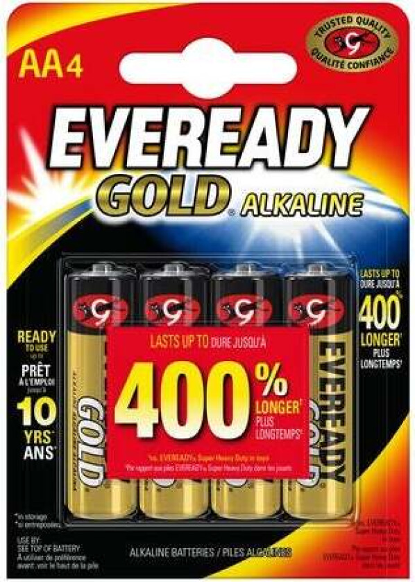Batteri Eveready Gold AA/LR6 (4)