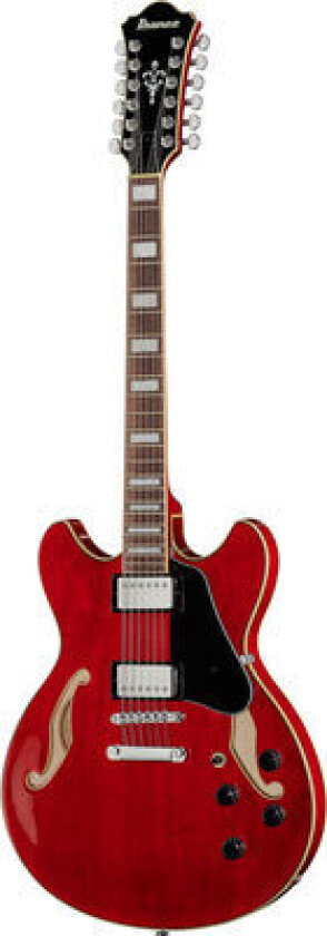 As7312-Tcd El-Gitar Artcore 12-Str Transparent Cherry Red