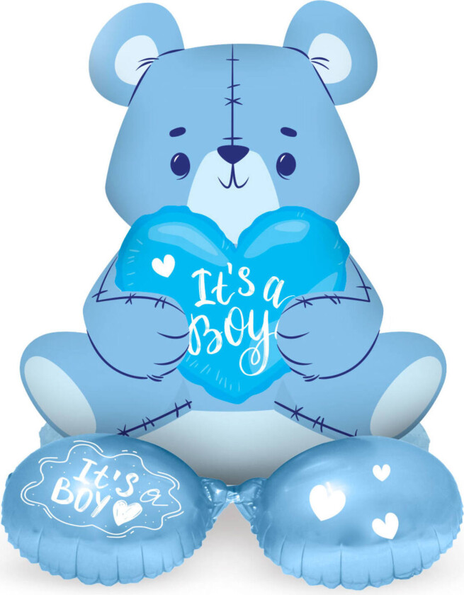 Folieballong med Base Bear 'It's a Boy'