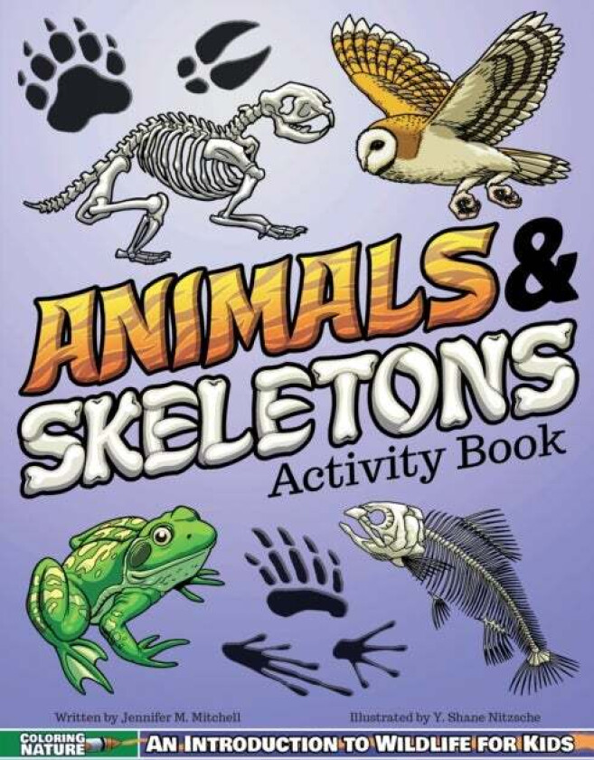 Animals & Skeletons Activity Book av Jennifer M. Mitchell