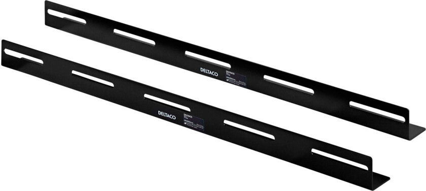 TOTEN 19-LS68 - Rack rail kit - black RAL 9004 - 55 cm