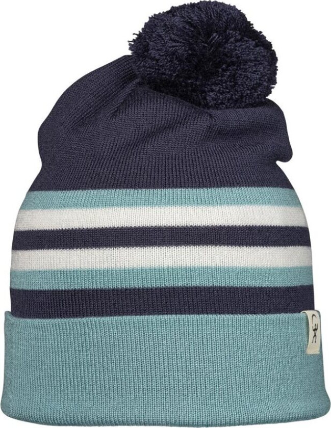 Kids' Reindeer Knitted Beanie 54-58, Navy