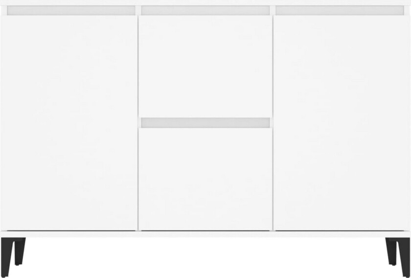 Skjenk hvit 104x35x70 cm sponplate