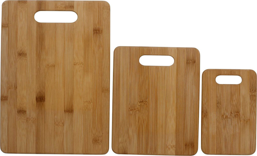 Chopping board set of 3 bamboo