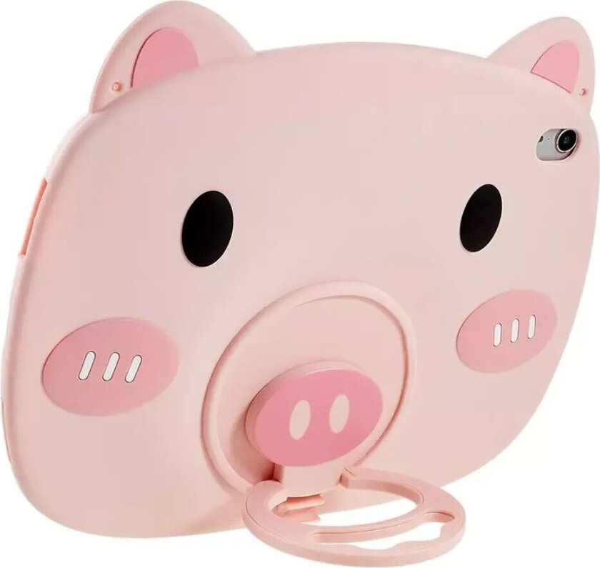 iPad 10.9" (2022) Barne Deksel m. Håndtak / Stativ & Gris - Rosa