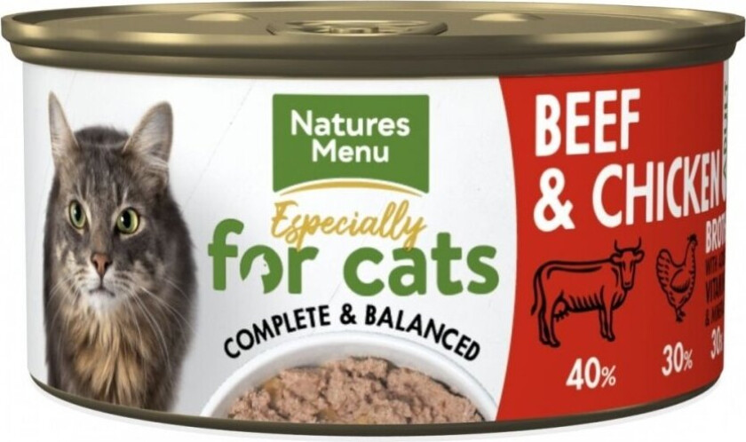 Natures Menu Cat Adult Storfe & Kylling 85 g