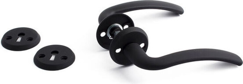 Innvendig Dørvrider Oslo Sort Forbrukerpakning