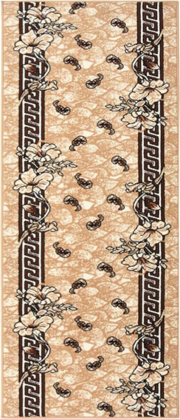 Gulvteppe BCF beige 100x250 cm