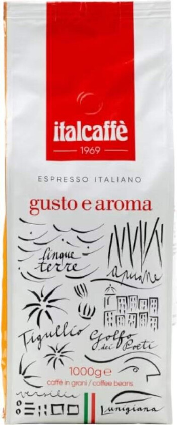 Italcaffè Gusto e Aroma kaffebønner 1000g