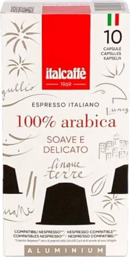 Italcaffè Nespresso Arabica-kaffekapsler 10 stk.