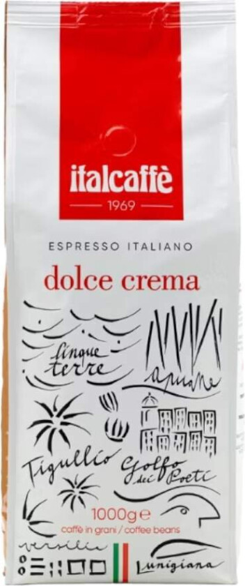 Bilde av Italcaffè Dolce Crema kaffebønner 1000 g