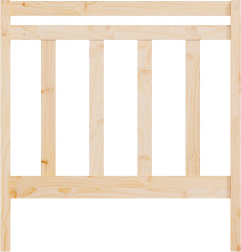 Sengegavl 96x4x100 cm heltre furu