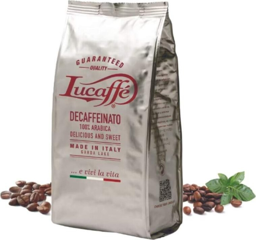 Lucaffé Decaffeinato kaffebønner 700 g