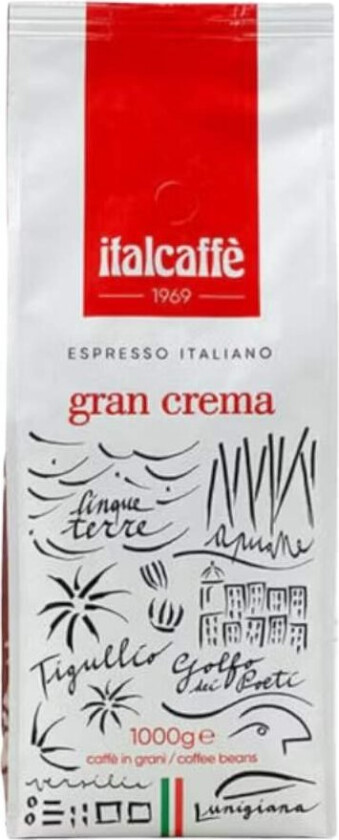 Bilde av Gran Crema 1000 g kaffebønner