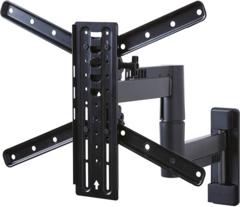 FMF319 mounting kit - full-motion - for LCD display - black 25 kg 55" From 75 x 75 mm