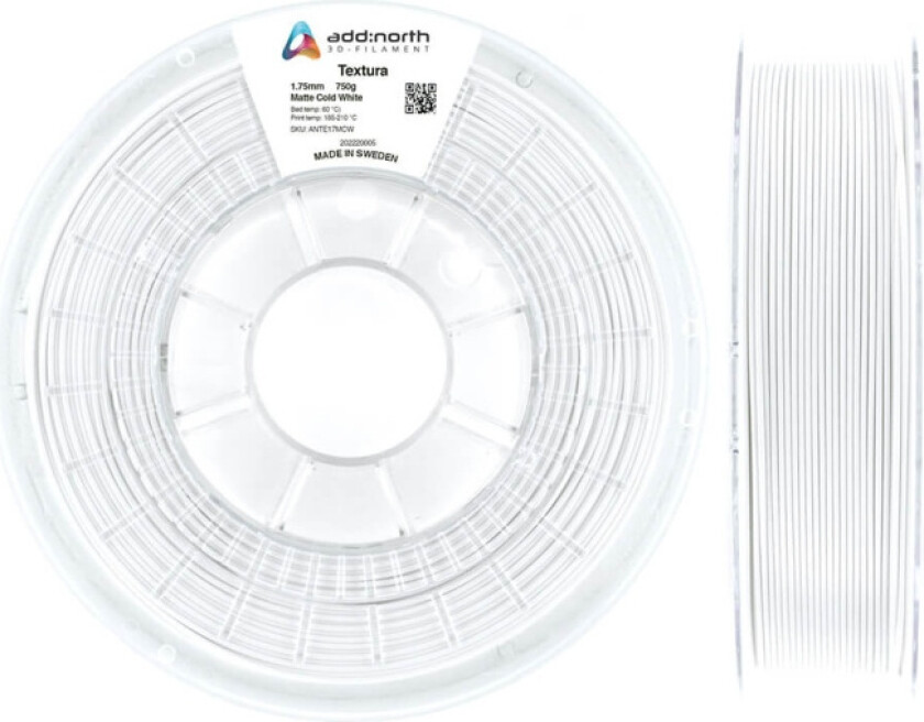 Textura - matte cold white - PLA filament