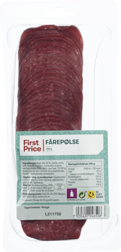 Fårepølse 250g