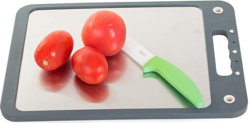 Vendbart antibakterielt skjærebrett - rustfritt stål