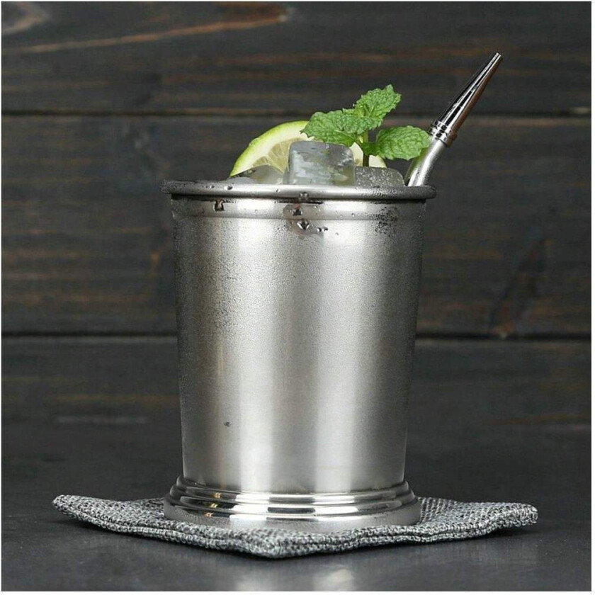 Cocktailglass av rustfritt stål - sølv - 360 ml