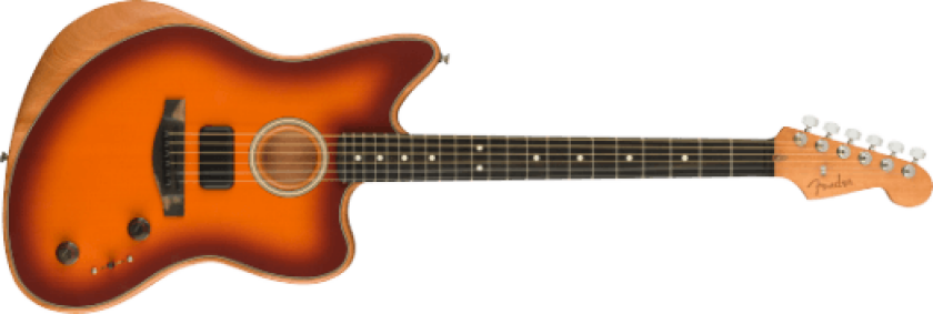 American Acoustasonic Jazzmaster elektrisk gitar