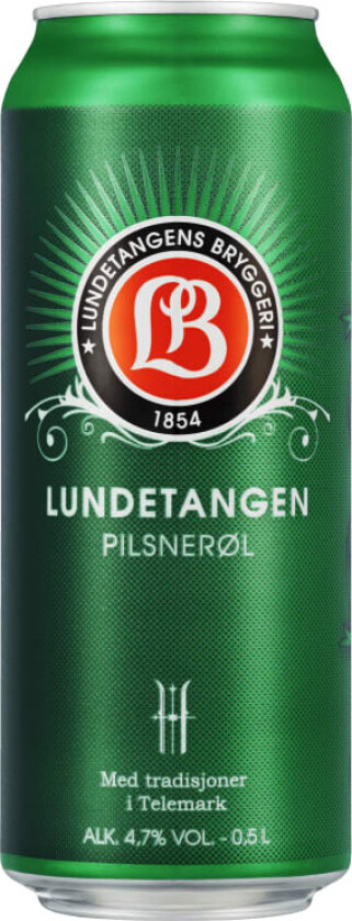 Lundetangen Pils 0,5l boks