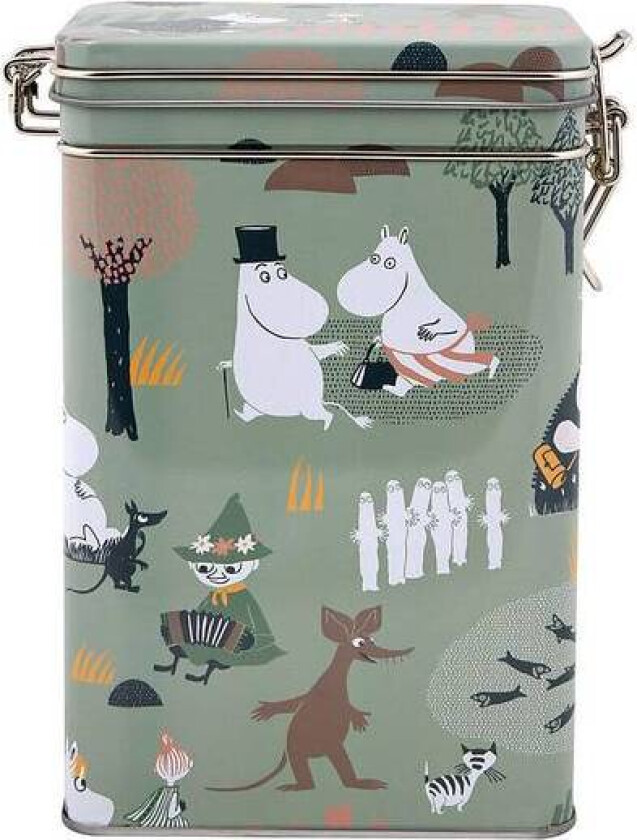 Mummi Kaffeboks - Skogstur Grønn