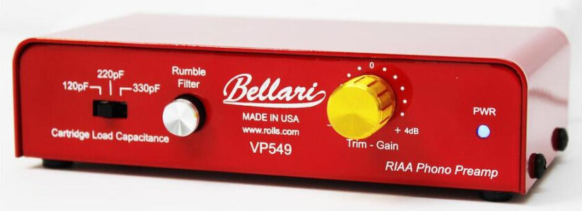 Bellari Vp549 Phono Preamp Riaa Phono Preamp