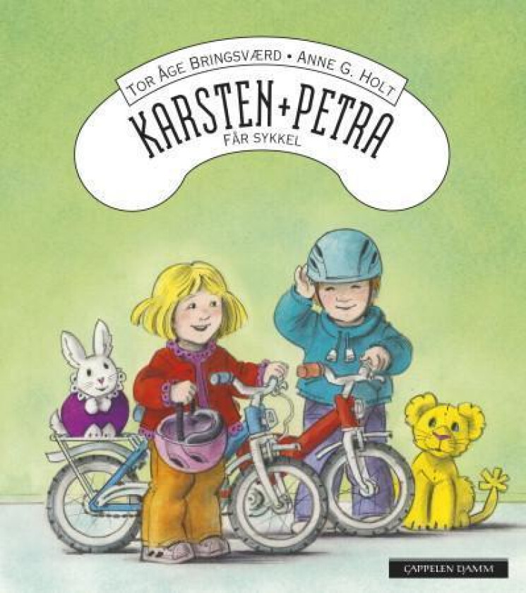 Karsten og Petra får sykkel av Tor Åge Bringsværd