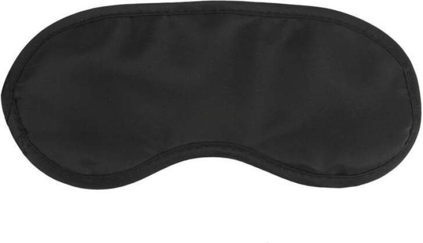 Sovemaske med Elastiske Bånd, Svart