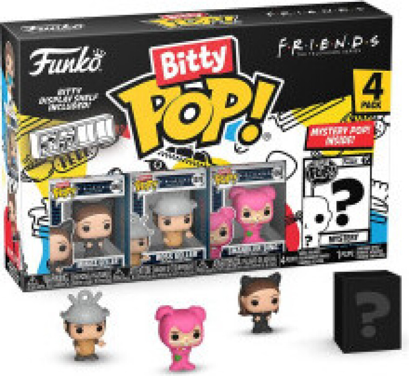 Venner Bitty POP! Vinyl Figur 4-Pack Monica som Catwoman 2,5 cm