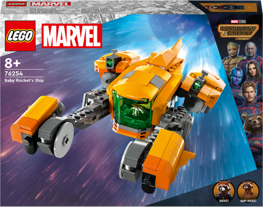 Super Heroes - Lille Rockets romskip (76254)