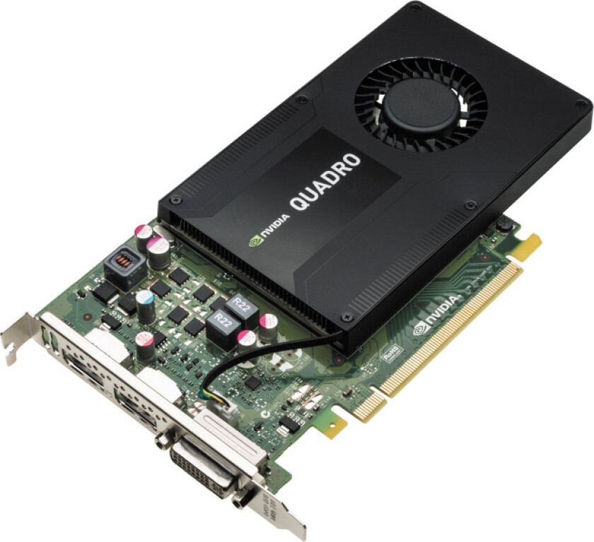 Quadro K2200 - 4GB GDDR5 RAM - Grafikkort