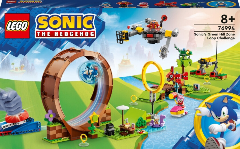 Lego Sonic - Sonic Tar Green Hill Zone-Looputfordringen 76994