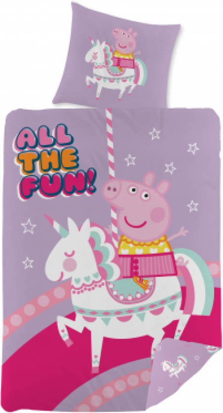 Peppa Gris Sengetøy Sengesett Dynetrekk 150x210 CM