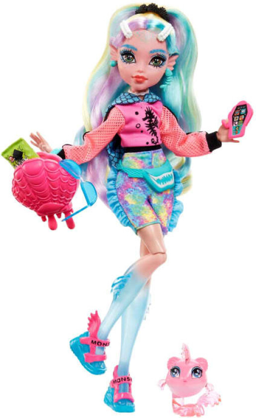 Monster High Dukke M/ Tilbehør - Lagoona Blue