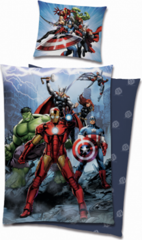 Marvel Avengers Sengetøy Sengesett Dynetrekk 150x210 cm