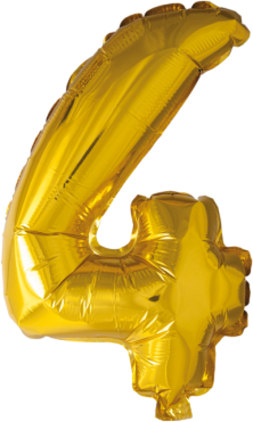 Folie Ballong Gull 41 Cm - Tallet 4