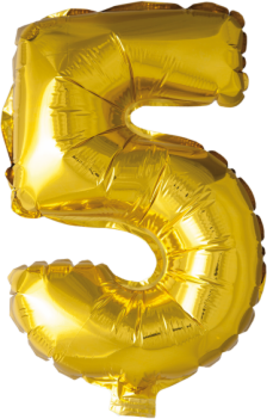 Folie Ballong Gull 41 Cm - Tallet 5