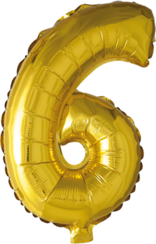 Folie Ballong Gull 41 Cm - Tallet 6