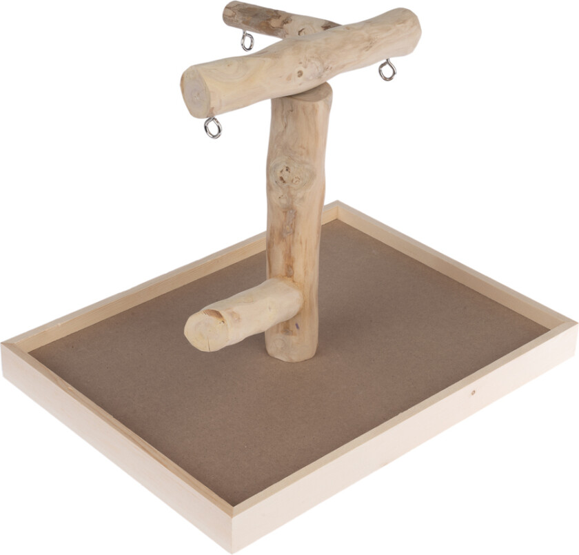 papegøye-sittepinne i Java-tre - L 40,5 x B 31 x H 31 cm