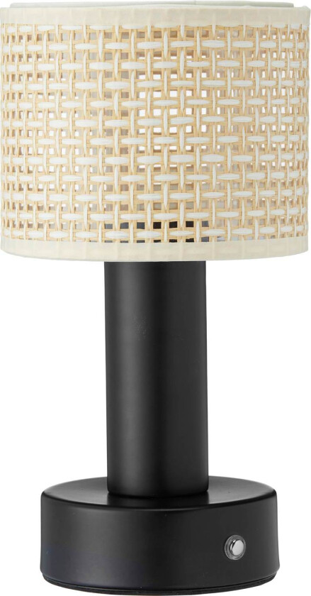 Tiara Bordlampe Oppladbar svart