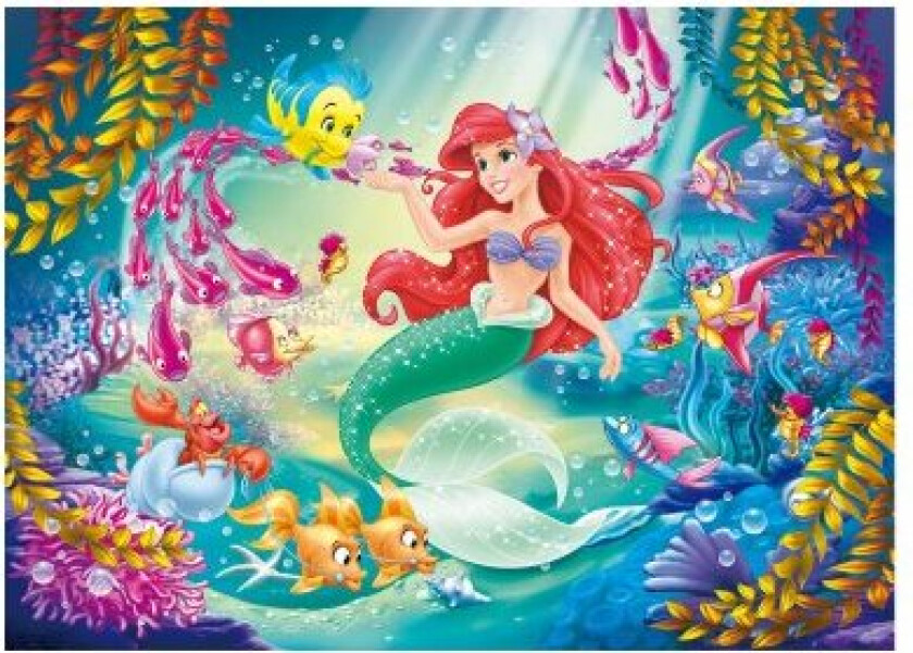 Lille havfrue puslespil 108 brikker