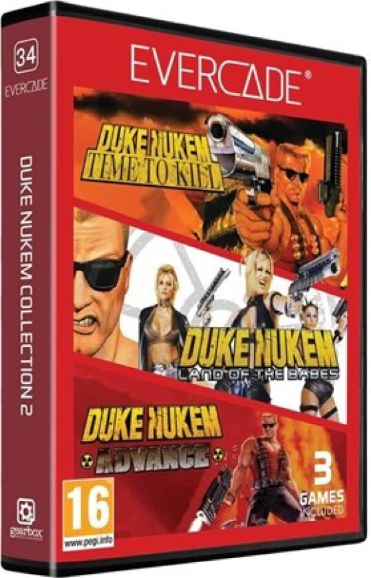 Duke Nukem Collection 2 Evercade - Red Cart 34 - Evercade
