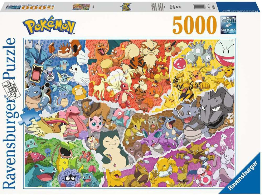 Bilde av Puslespill 5000 Pokémon Allstars